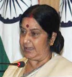 External affairs minister Sushma Swaraj
